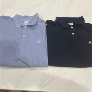 Brooks Brothers Light Blue and Navy Polo Shirts